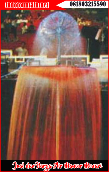 pengaplikasian nozzle crystall ball water curtain